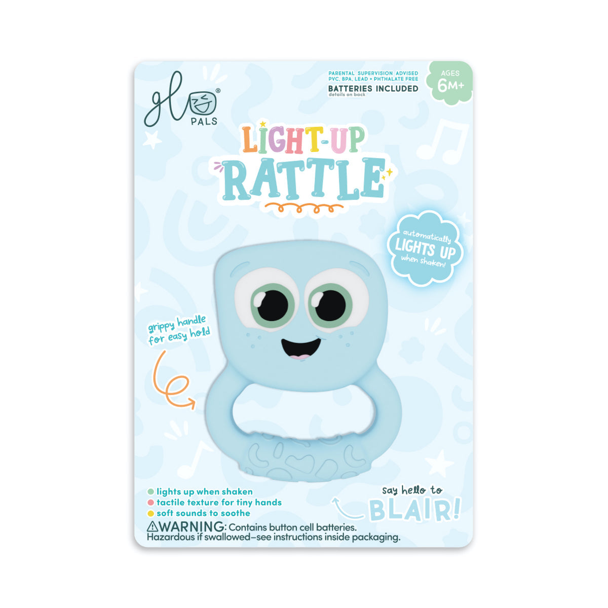 Glo pals | Light up rattle | Lumi