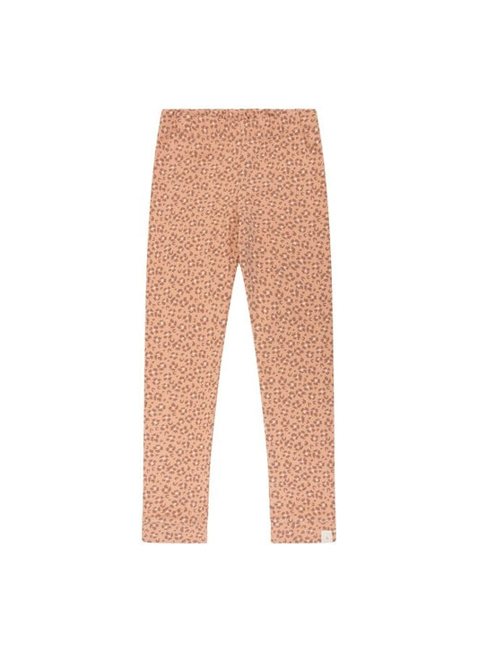 Navy natural | Legging Leopard flower pink sand