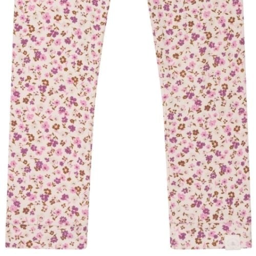 Navy natural | Legging purple flower