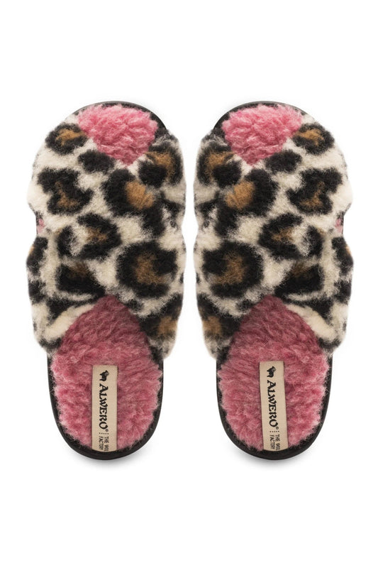 Alwero | Sloffen Twenn X | Leopard pink