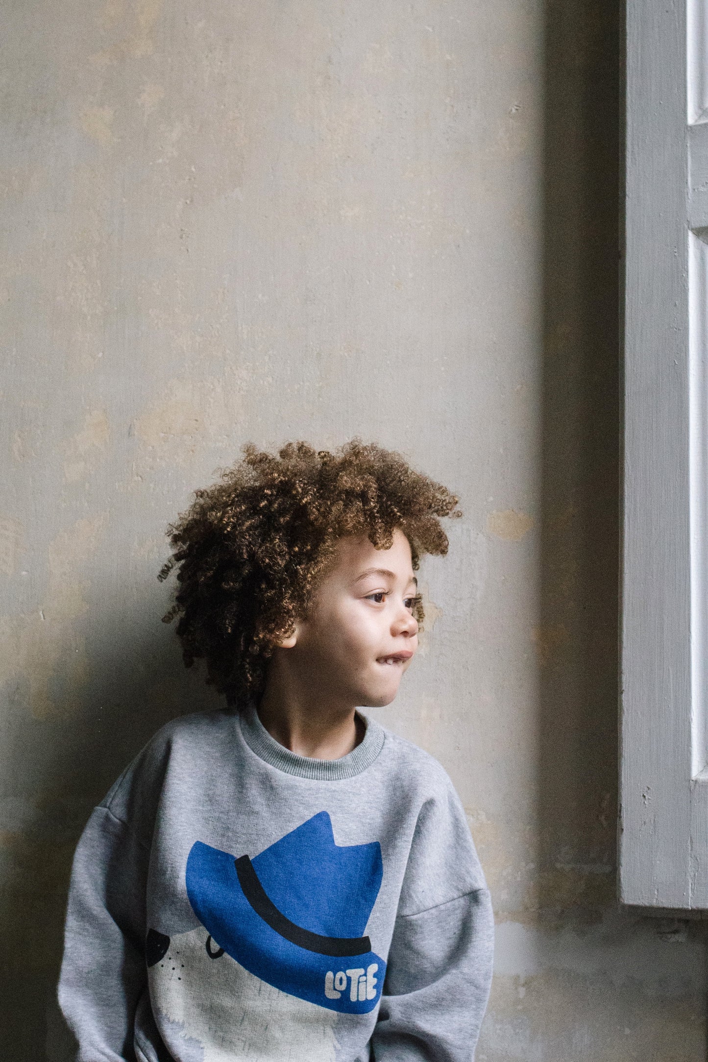 Lotiekids | Sweatshirt Chilldog | Grey melange