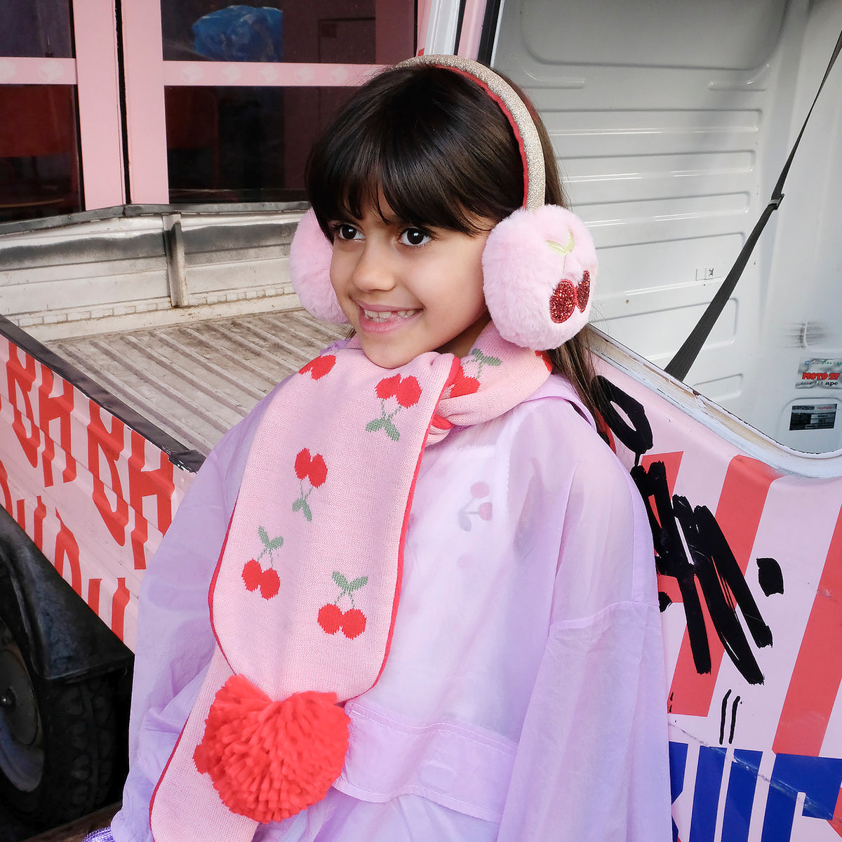 Rockahula | Earmuffs Cheerful cherry