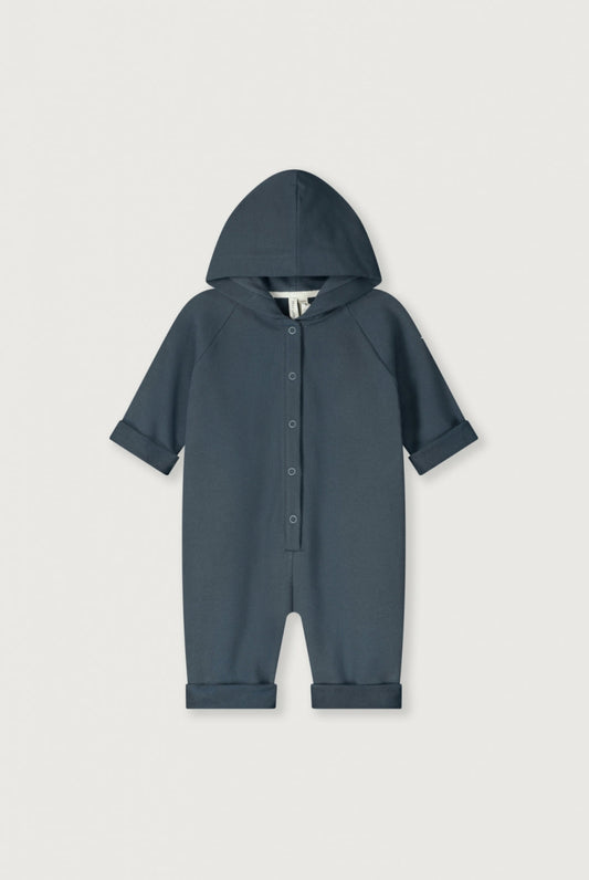 Gray label | Baby Hooded suit | Blue grey