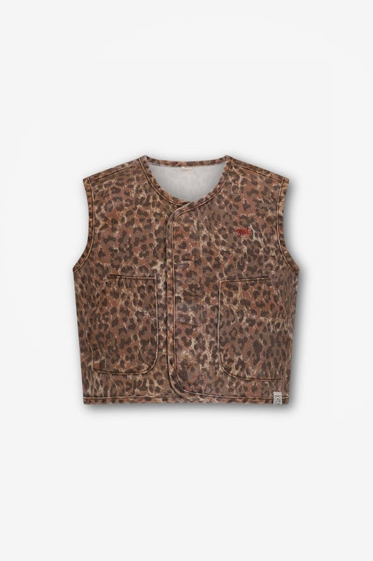 The new chapter | Gilet Claes | Panter print