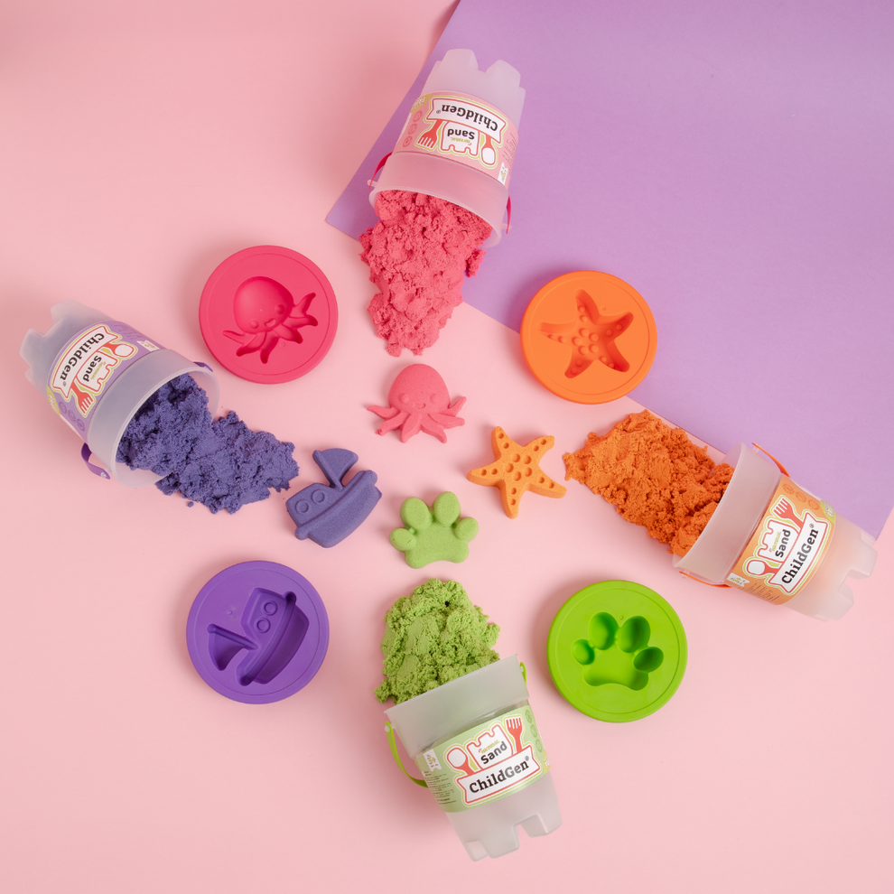 ChildGen| Magical sand 500gr | Oranje