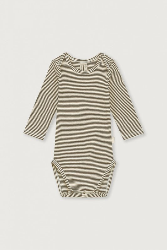 Gray label | L/S onesie romper | woody/ cream