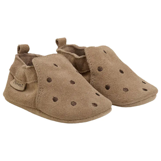 En Fant| Slippers Suede| Pine Bark dots