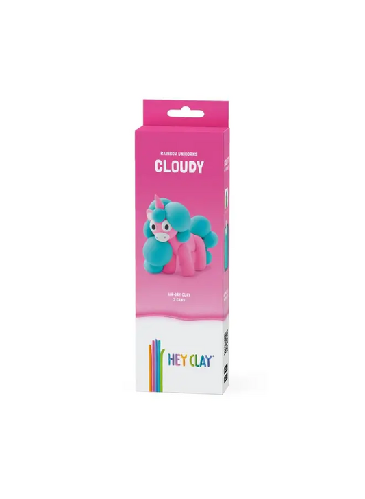 Hey Clay | rainbow unicorns cloudy | 3 potjes