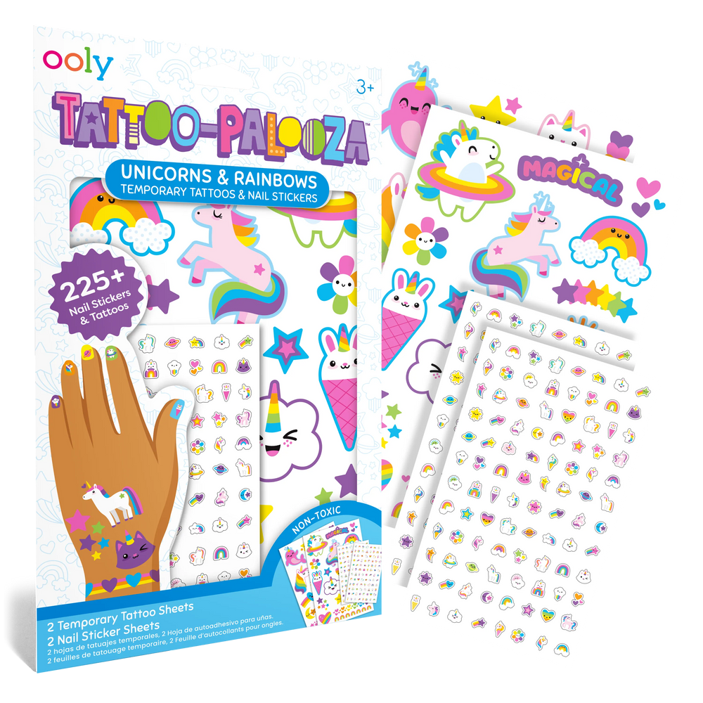 Ooly | Tattoo Palooza & Nail stickers | Unicorn