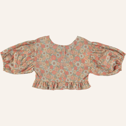 Tocoto Vintage | Sleeve blouse | Flower print